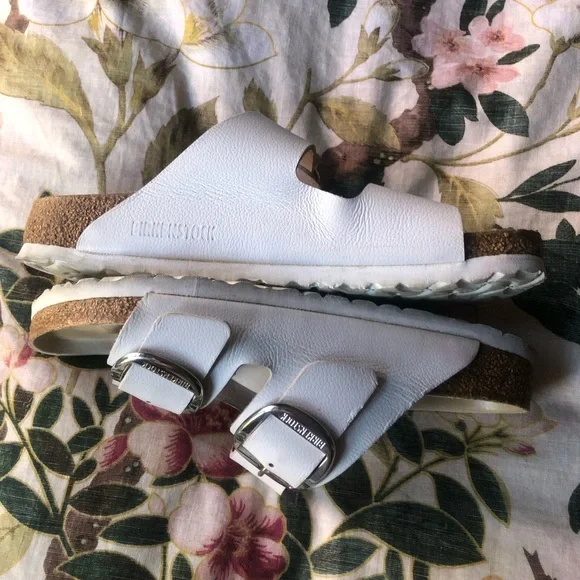 Birkenstock Big Buckle White Leather - Picture 4 of 6